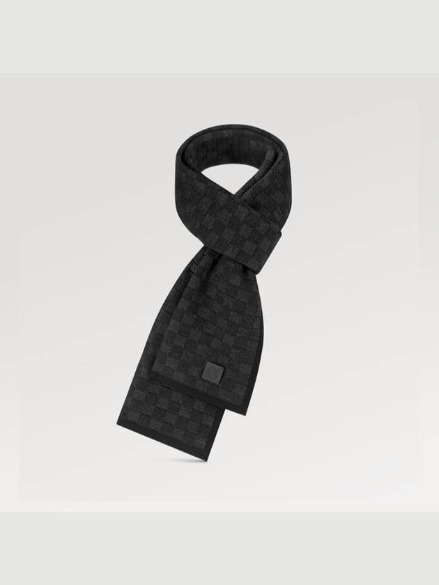 Neo Petit Damier Scarf Dark Grey - LOUIS VUITTON - BALAAN 2