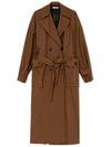 Peach Long Barbary Trench Coat - NDA - BALAAN 2