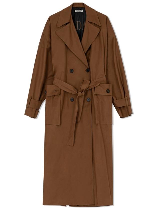 Peach Long Barberry Trench Coat - NDA - BALAAN 2