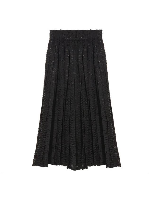 Button Pleated Skirt Black - IMIRK - BALAAN 5