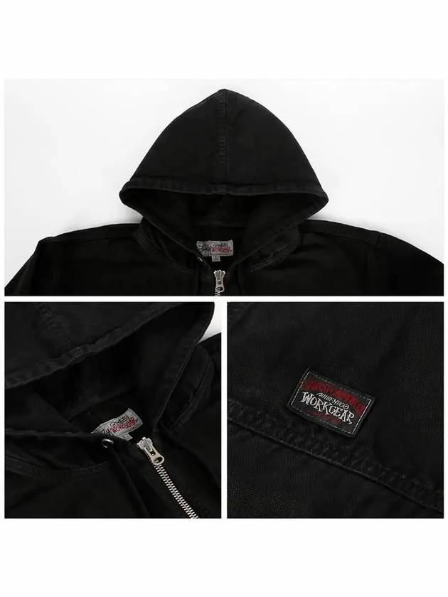 Work hooded zip up black - STUSSY - BALAAN 6