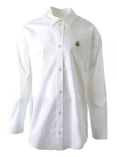 Long Sleeve Shirt 2F00002 549QC 001 White - MONCLER - BALAAN 1