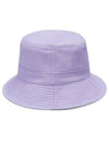 Logo Applique Bucket Hat Purple - GANNI - BALAAN 4