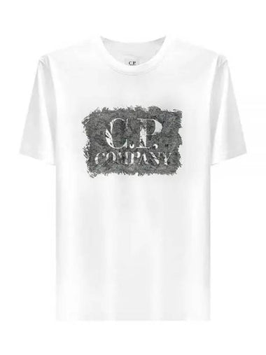 Printed short sleeve t shirt white 14CMTS192A 006011 W103 1213255 - CP COMPANY - BALAAN 1