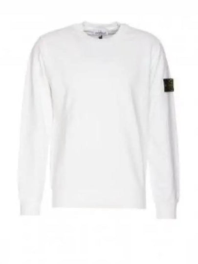 Wappen Patch Garment Dyed Sweatshirt White - STONE ISLAND - BALAAN 2