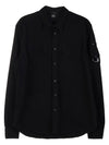 Gabardine Long Sleeve Shirt Black - CP COMPANY - BALAAN 11