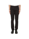 Raffi Neoteric Twill Straight Pants Black - THEORY - BALAAN 1