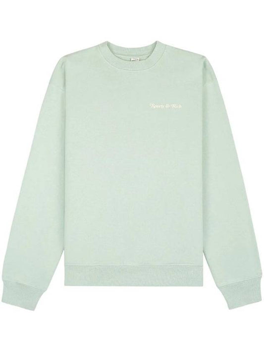 Self Love Club Cotton Sweatshirt Mint - SPORTY & RICH - BALAAN 1
