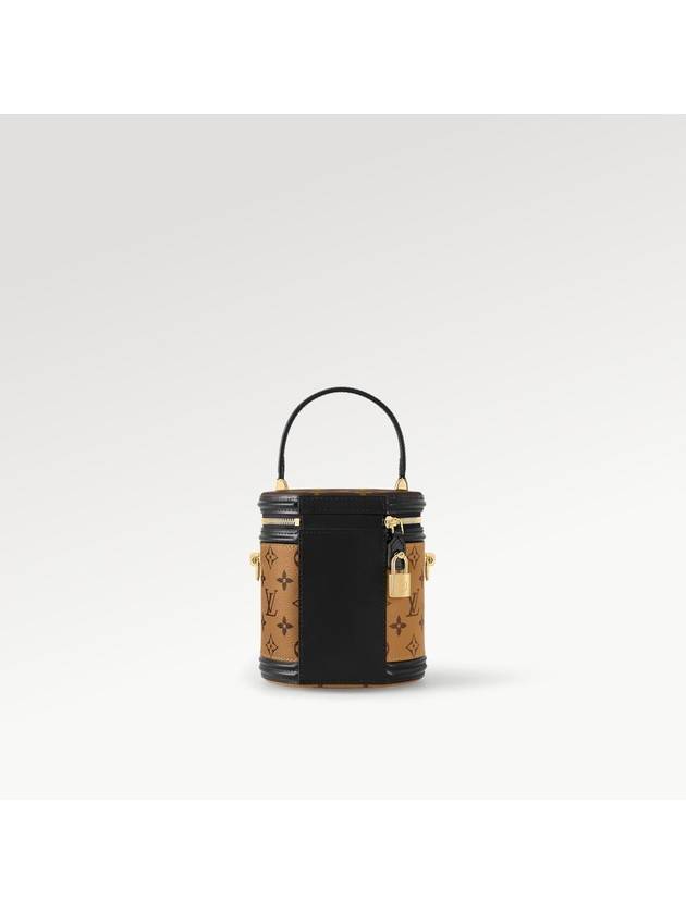 Cannes Monogram Reverse Canvas Bucket Bag Brown - LOUIS VUITTON - BALAAN.