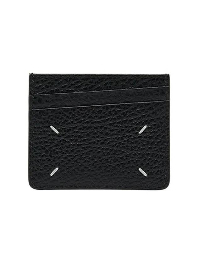 Four Stitch Card Wallet Black - MAISON MARGIELA - BALAAN 3