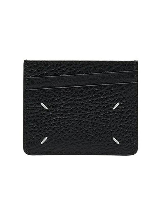 Four Stitch Card Wallet Black - MAISON MARGIELA - BALAAN 2