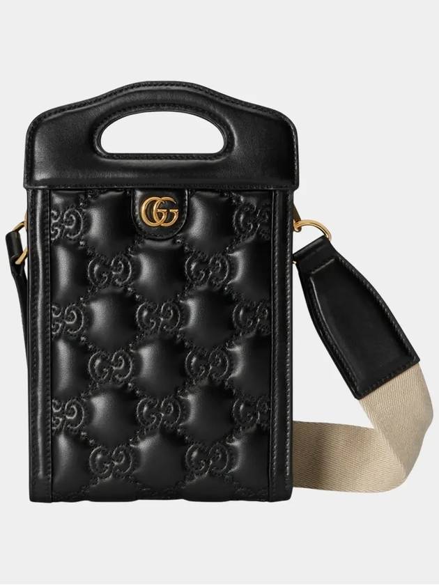 GG Matelasse Mini Bag Black - GUCCI - BALAAN 7