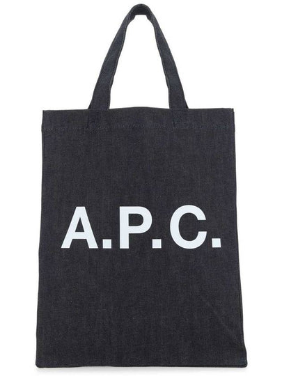 Eco Lou Logo Tote Bag Navy - A.P.C. - BALAAN 2