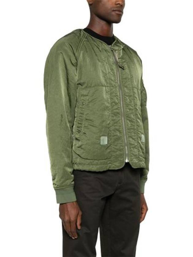 Nylon B Lined Bomber Jacket Green - CP COMPANY - BALAAN 4