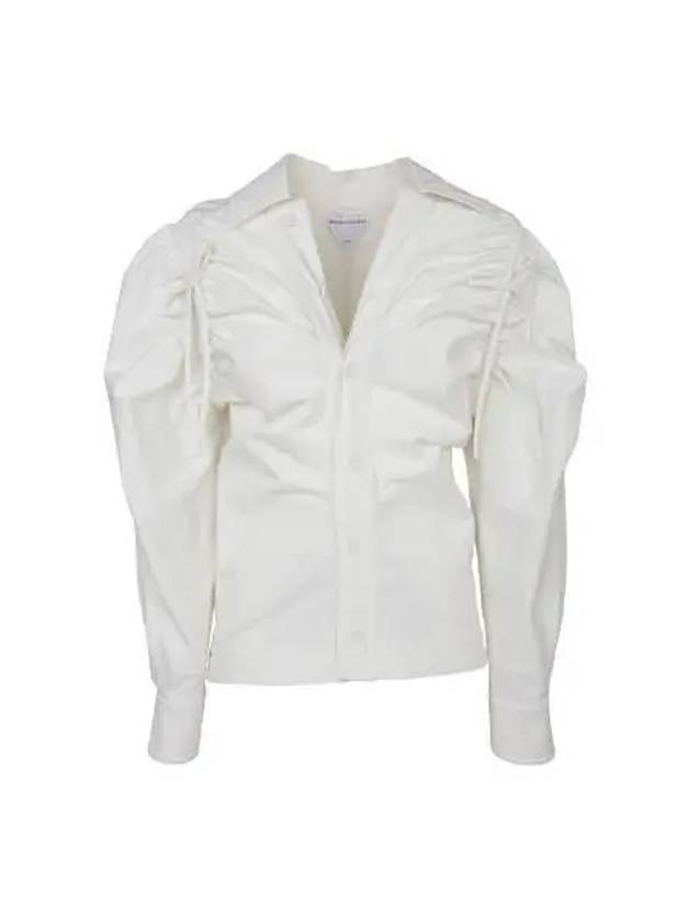 Shirt Shirring Puff White - BOTTEGA VENETA - BALAAN 1