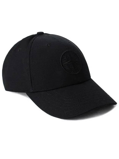 99661 Cotton Rep 6 Panel Ball Cap Black - STONE ISLAND - BALAAN 2