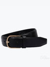 Wide Leather Belt Black - TOTEME - BALAAN 2