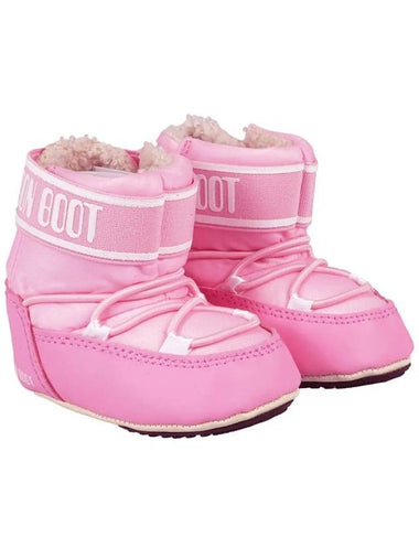 Kids Logo Snow Boots Light Pink 34010200 004 - MOON BOOT - BALAAN 1