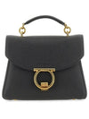 Gancini Small Tote Bag Black - SALVATORE FERRAGAMO - BALAAN 2