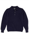 Ghost pressure knit PK shirt navy - HOWLIN' - BALAAN 2