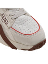 Flow Leather Low Top Sneakers White - FENDI - BALAAN 10