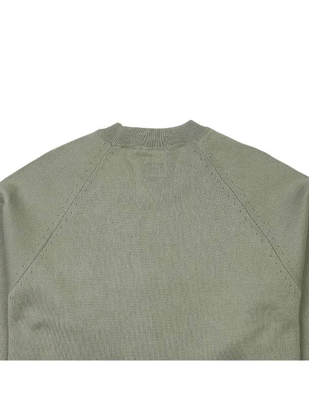 Metropolis Series Double Mix Pocket Sweatshirt Khaki - CP COMPANY - BALAAN 8