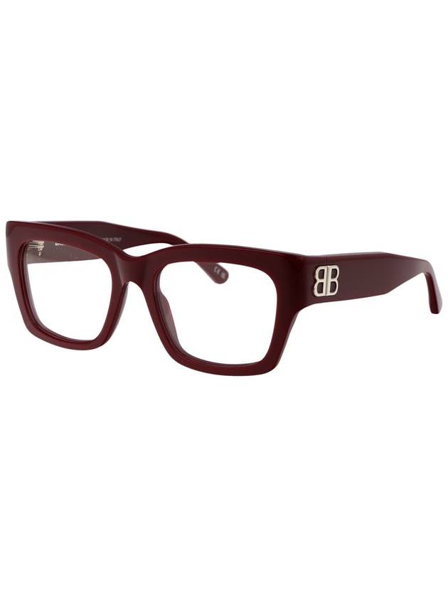 glasses BB0325O 004 burgundy - BALENCIAGA - BALAAN 3