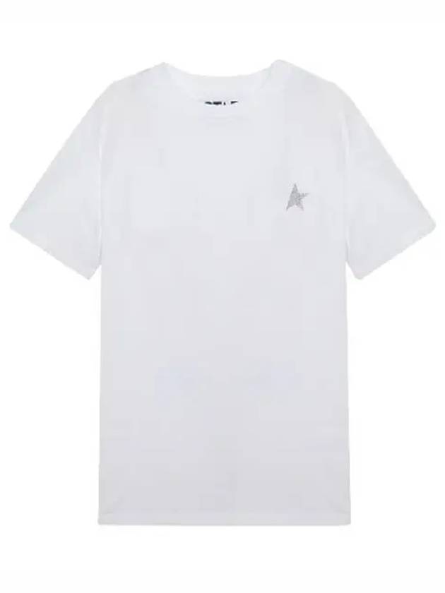 Star Printing Short Sleeve T-Shirt White - GOLDEN GOOSE - BALAAN 2