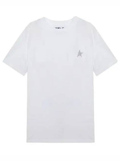 Star Printing Short Sleeve T-Shirt White - GOLDEN GOOSE - BALAAN 2