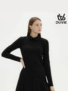 spandex ribbed Y-collar long sleeve t-shirt DD3WTS151WH - DUVIK - BALAAN 4