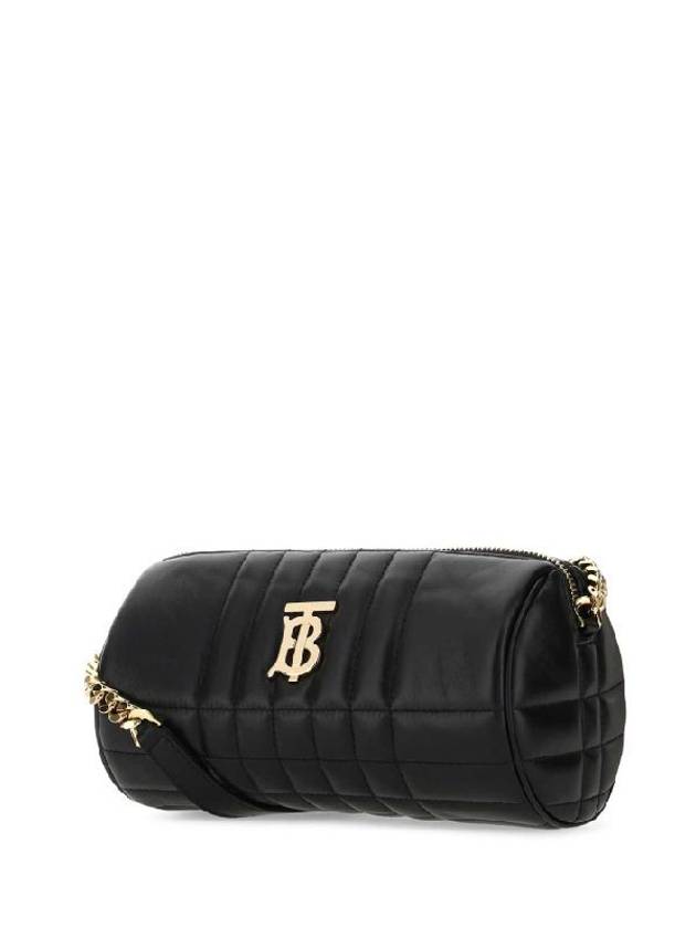 Lola Barrel Leather Cross Bag Black - BURBERRY - BALAAN 4