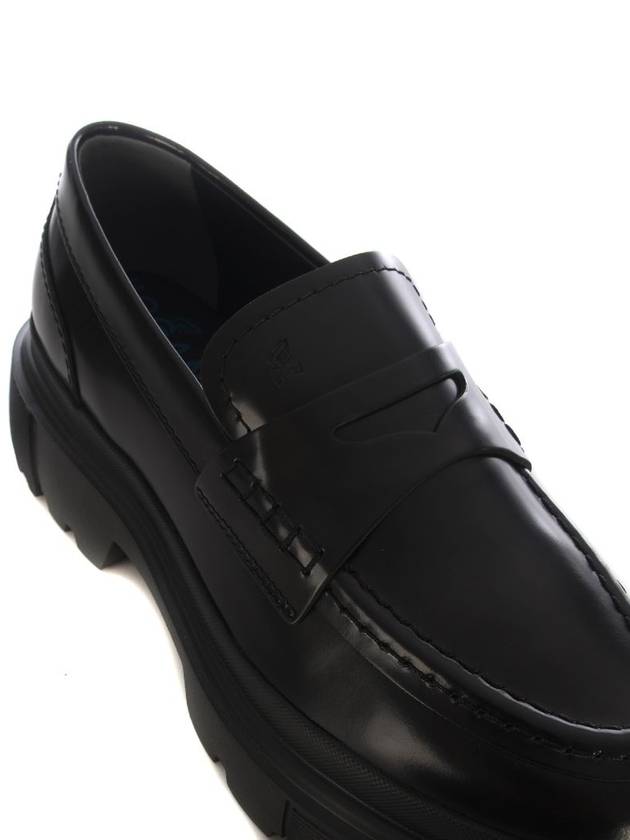 leather loafers black - HOGAN - BALAAN 5