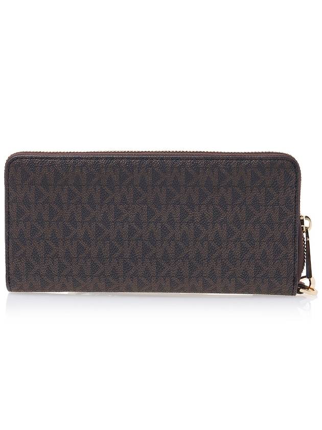 Large Logo Continental Long Wallet Brown - MICHAEL KORS - BALAAN 4