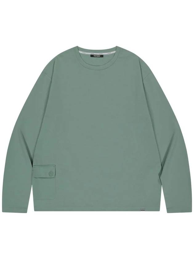 Sorona crew neck long sleeve tshirt khaki - OFFGRID - BALAAN 2