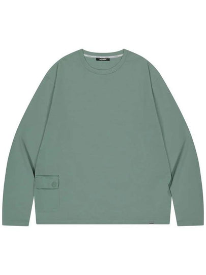 Sorona crew neck long sleeve tshirt khaki - OFFGRID - BALAAN 2