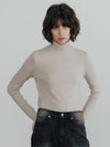 Happiness Soft Turtleneck Beige - HARDCORE HAPPINESS - BALAAN 1