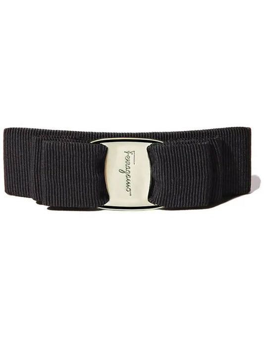 Vara Bow Hair Clip Black - SALVATORE FERRAGAMO - BALAAN 2