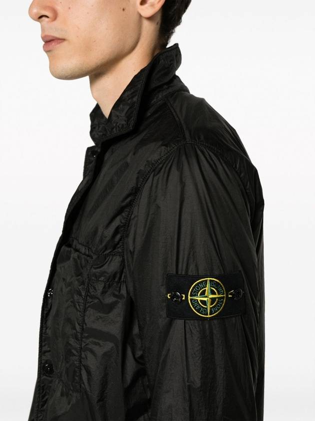 compass motif shirt jacket 791510525 - STONE ISLAND - BALAAN 7