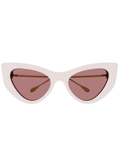 24SS SUNGLASSES GG1565S 003 IVORY GOLD RED - GUCCI - BALAAN 2