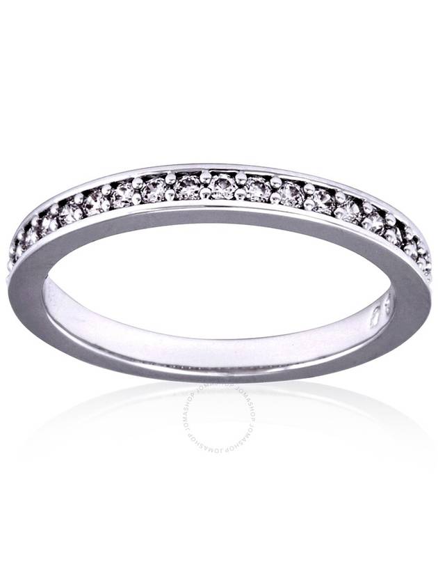 Matrix Rhodium Plated Ring Silver - SWAROVSKI - BALAAN 2