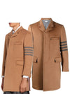 Hair Engineer 4 Bar Classic Chesterfield Single Coat Camel - THOM BROWNE - BALAAN 2