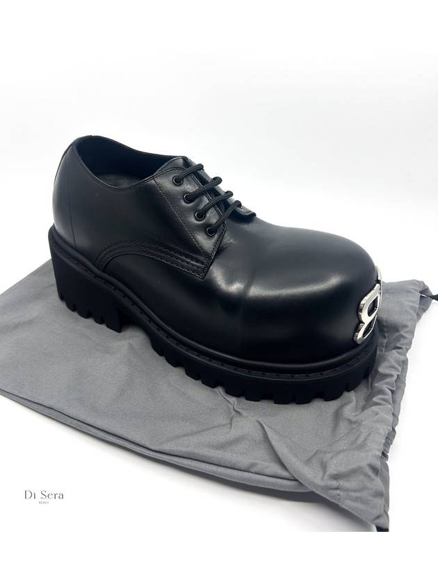 Leather Derby Black - BALENCIAGA - BALAAN 3