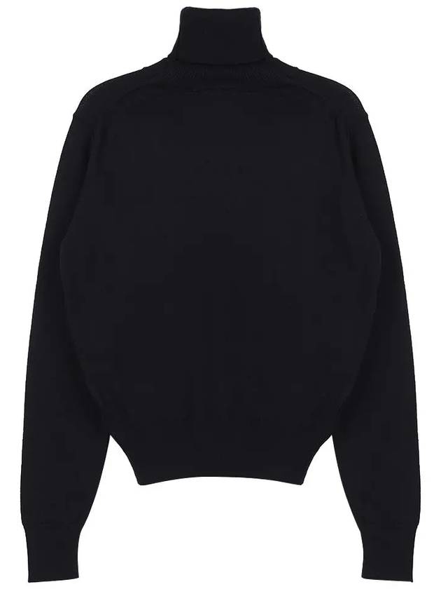 De Coeur Wool Turtleneck Navy - AMI - BALAAN 3