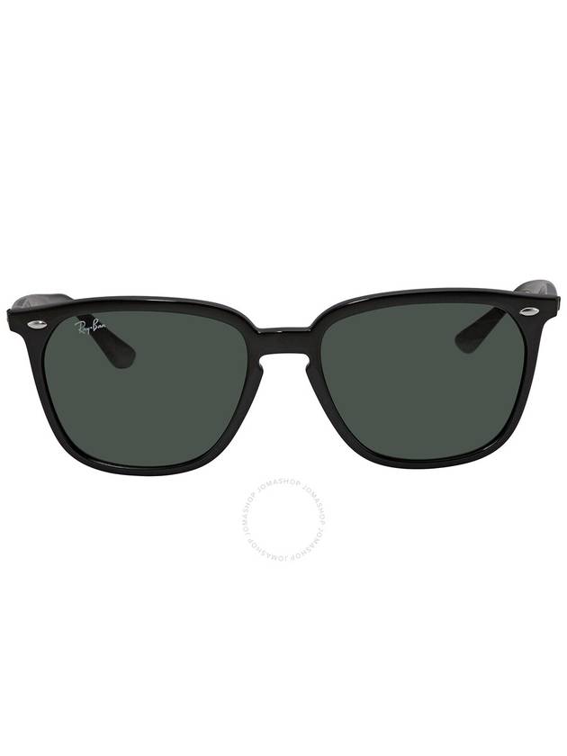 Ray Ban Dark Green Square Unisex Sunglasses RB4362 601/71 55 - RAY-BAN - BALAAN 1