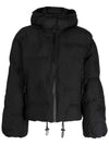 Recycled Polyester Short Puffer Padding Black - GANNI - BALAAN 6