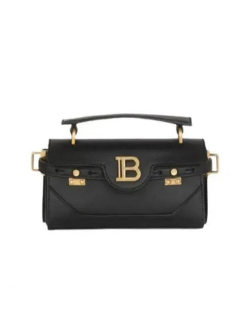 B Buzz 19 Leather Cross Bag Black - BALMAIN - BALAAN 1