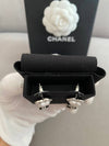 Earrings Metal Strass & Silver Pearly White Crystal - CHANEL - BALAAN 10