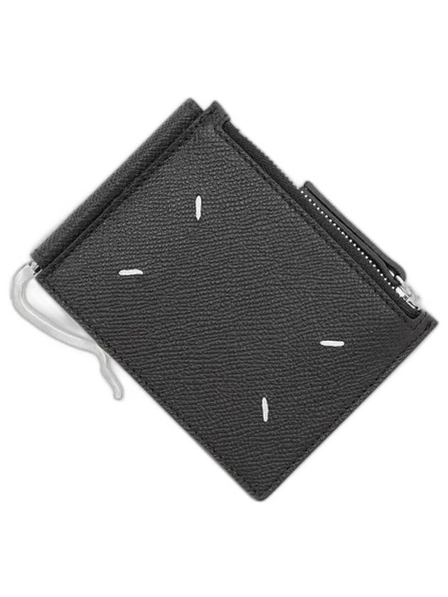 Stitch Money Clip Card Wallet Black - MAISON MARGIELA - BALAAN 2