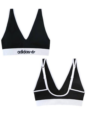 Original women's sports bra 4A4H03 BLACK - ADIDAS - BALAAN 1