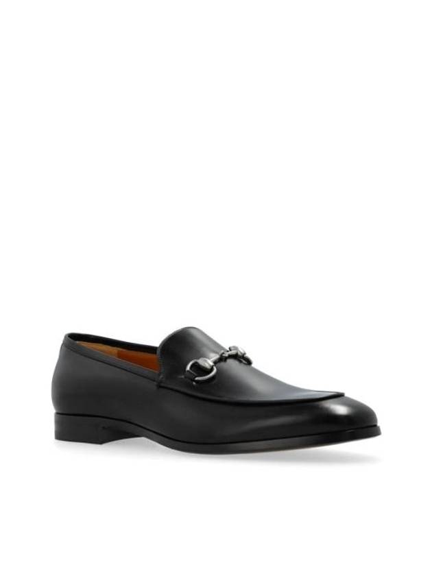 Men's Horsebit Leather Loafer Black - GUCCI - BALAAN 3